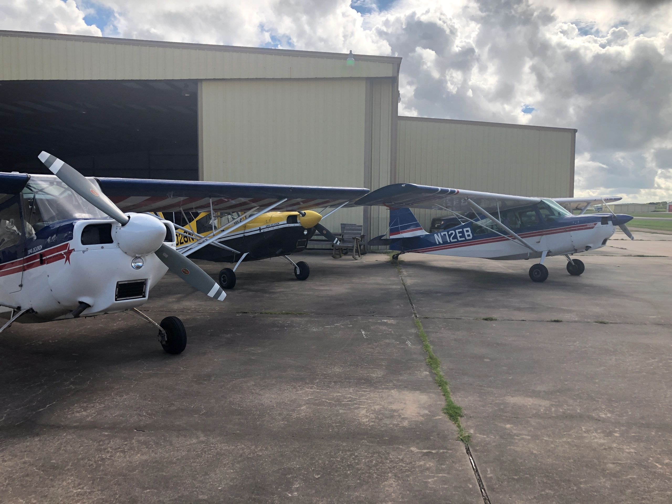 Aircraft parked on tarmac at Houston Southwest Airport