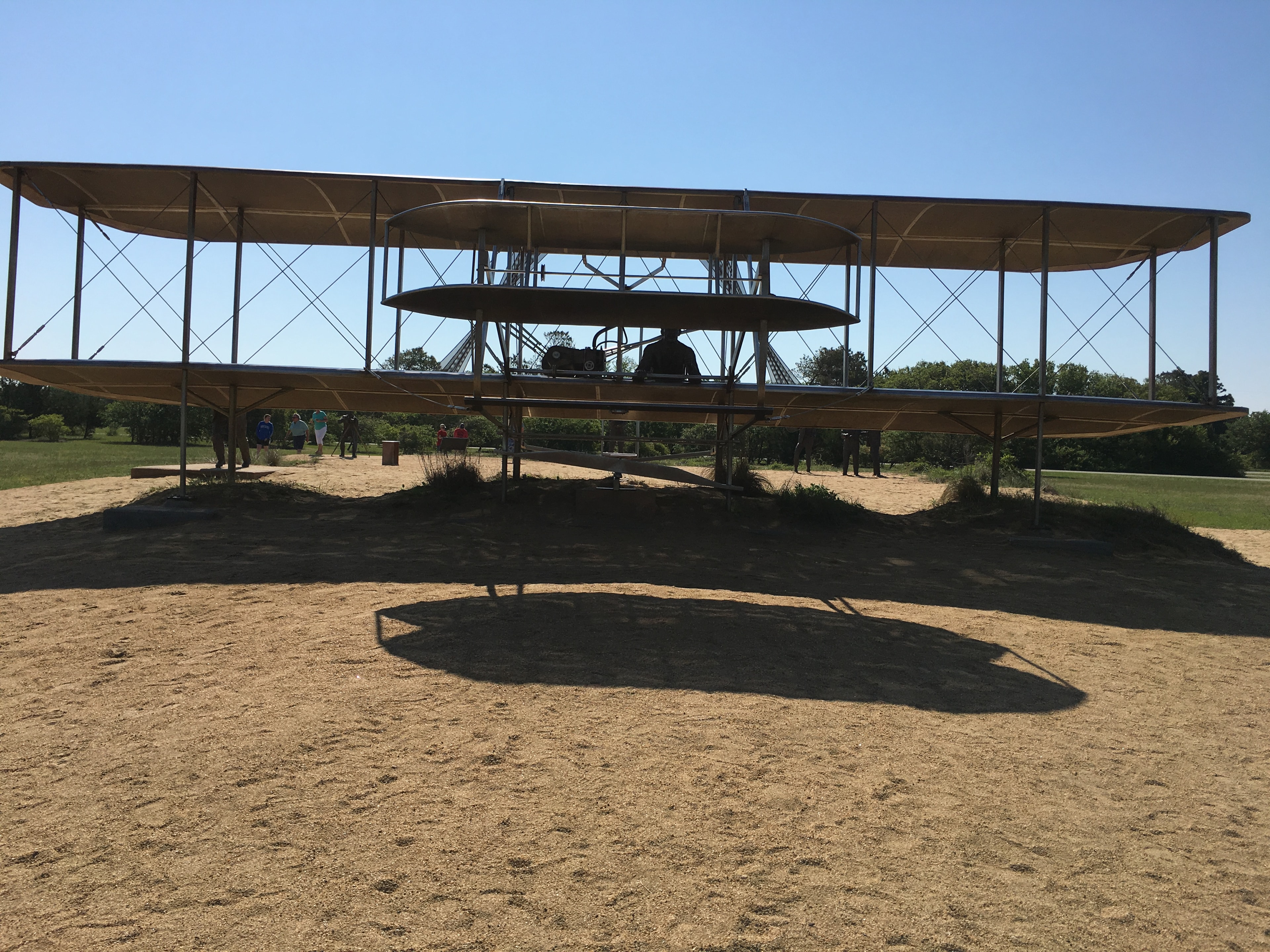 Wright Brothers Flyer replica at Kill Devil Hills, NC
